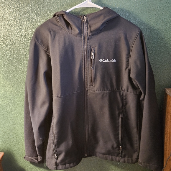 Columbia Ascender Hooded Softshell Jacket Men's Medium Black - Picture 4 of 6